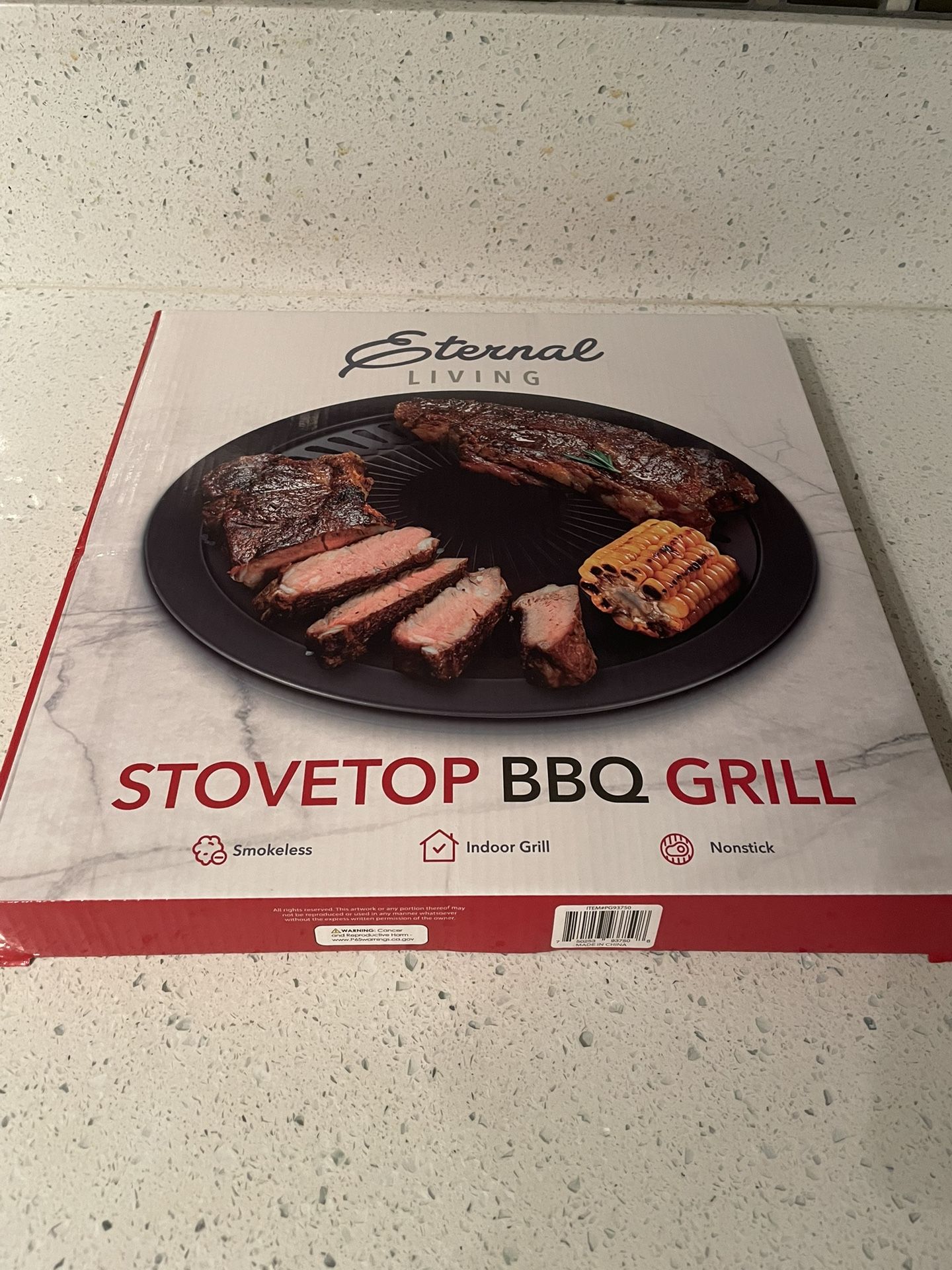 New Stovetop BBQ Grill 12.5”