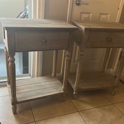 20for Each. Total $40 Two End Tables From Living Spaces Need To Be Cleaned 