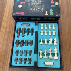 Deluxe Chess & Checkers Set