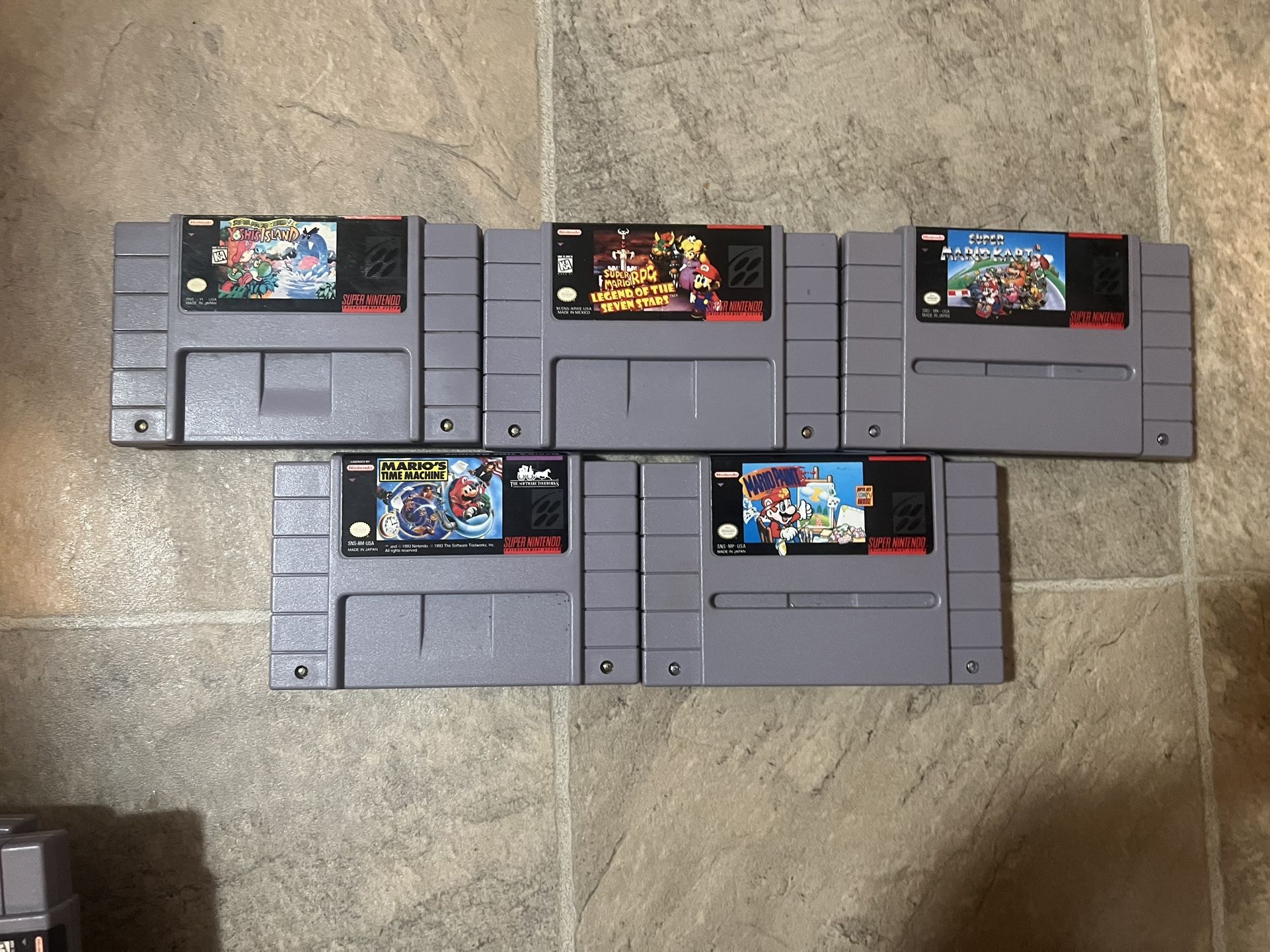 Mario Nintendo SNES Games