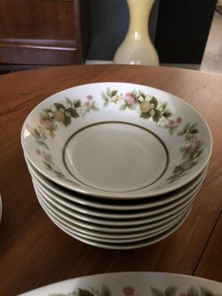 Vintage Dinnerware Set (37) Piece Mikasa Fine China Eclipse