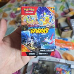 2023 Pokemon Scarlet An Violet Surging Sparks ( Sealed ) Booster Bundle 6 Packs 