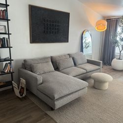 West Elm Sectional ( Delivery Available )