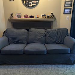Grayish Blue Couch