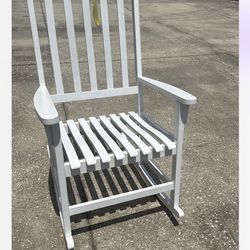 White Rocking Chair, Brand New