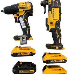 DEWALT DRILL AND MULTI TOOL KIT #32264