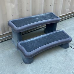Used Heavy Duty Plastic Step Spa Hot Tub Trailer Etc