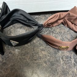 Prada headband black-and-white Burberry headband sold separately