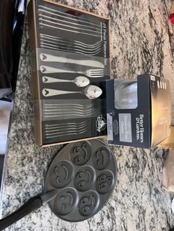 In Box Disney Silver Ware and More