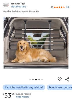 WEATHERTECH PET CAR FENCE KIT