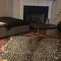 Cheetah Rug - Machine Washable!