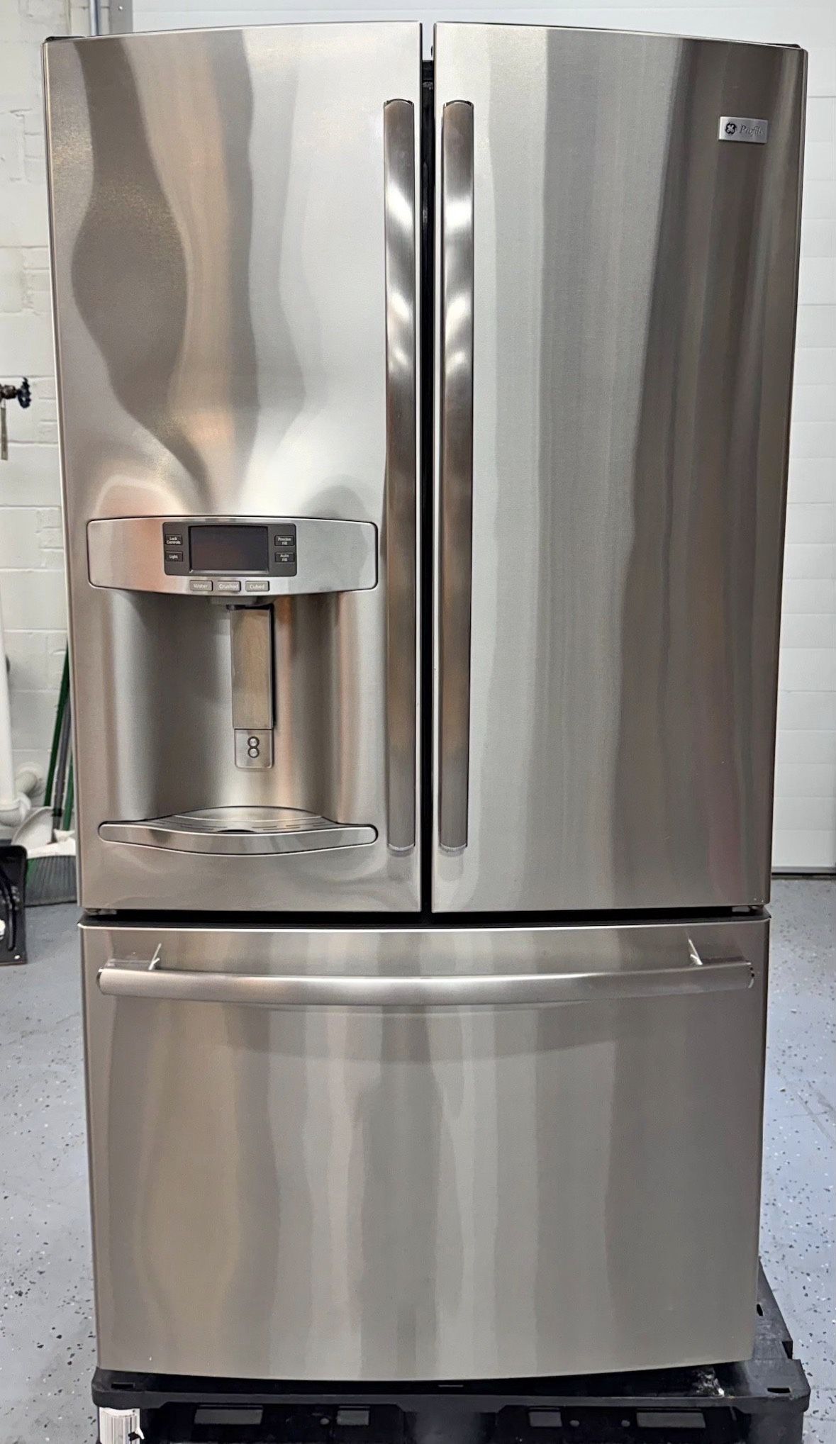GE Profile 23.1 cu. ft. French Door Refrigerator Stainless Steel