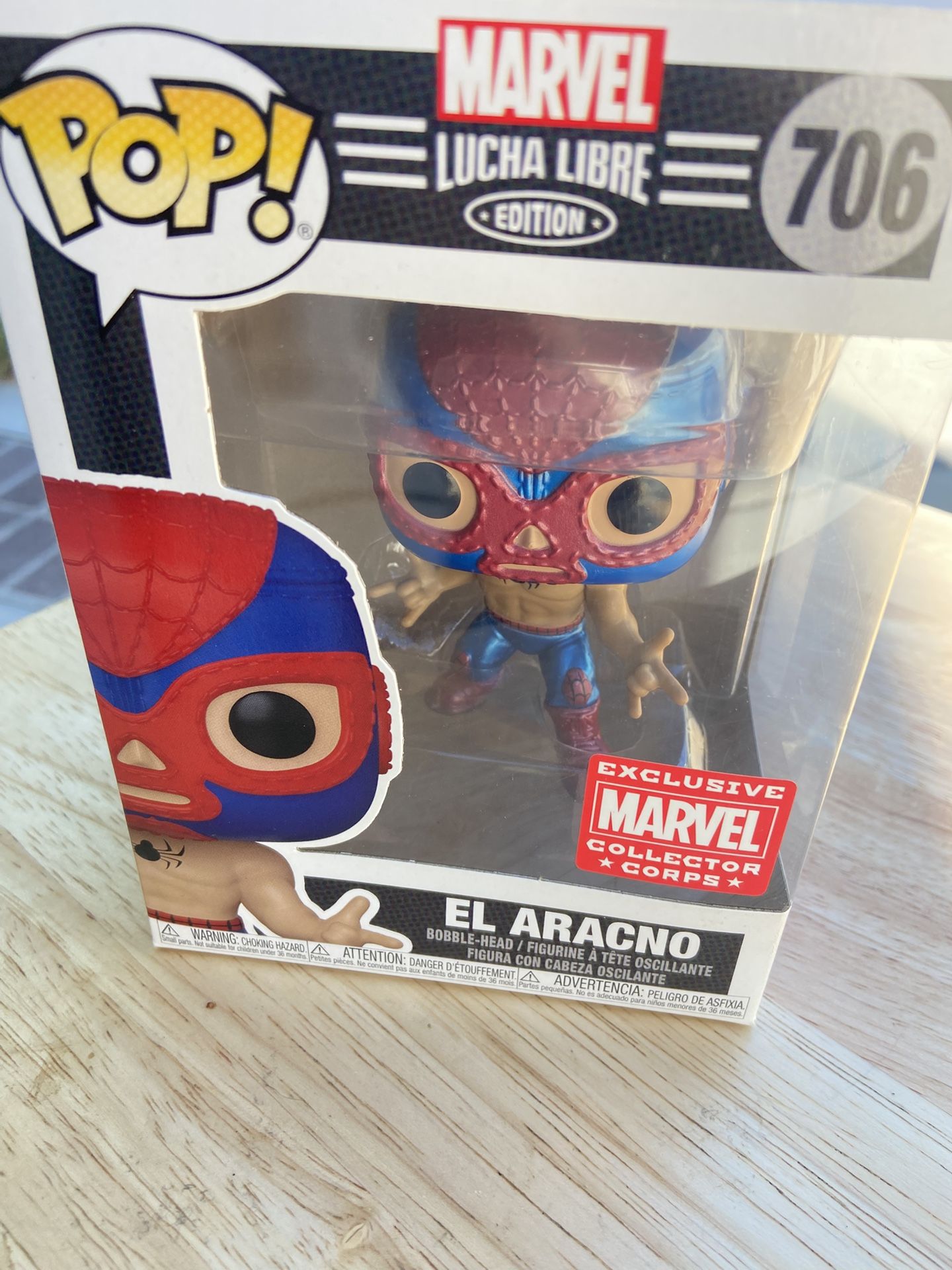 El Aracno Marvel Luche Libre Collection Funko Pop