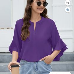 YOUR STYLE PURPLE TOP