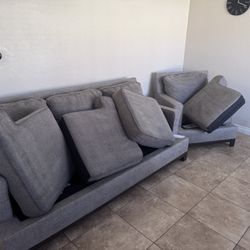 Couch & Matching Chair For Sale! Just Cleaned! 