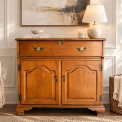 Awesome drink bar liquor cabinet storage please note wear on top