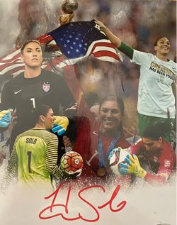 Hope Solo signed