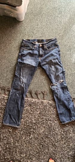 BULLHEAD Men's Distressed Slim Straight Jeans