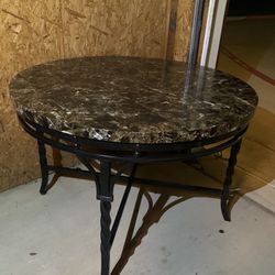 Faux Marble Quality Table, Dining/breakfast Table 
