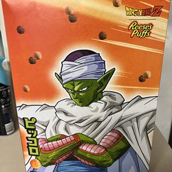 🚨RARE GIANT BOX Limited Edition Piccolo REESES PUFFS DRAGONBALL Z Cereal 