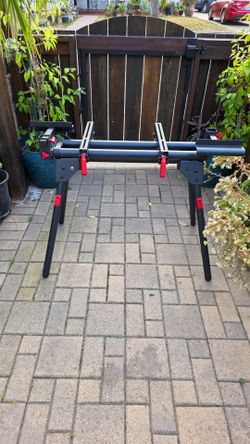 Sliding meter saw stand milwaukee, dewalt, ridgid, delta skills