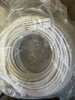 54, 100 ft white Ethernet cables.