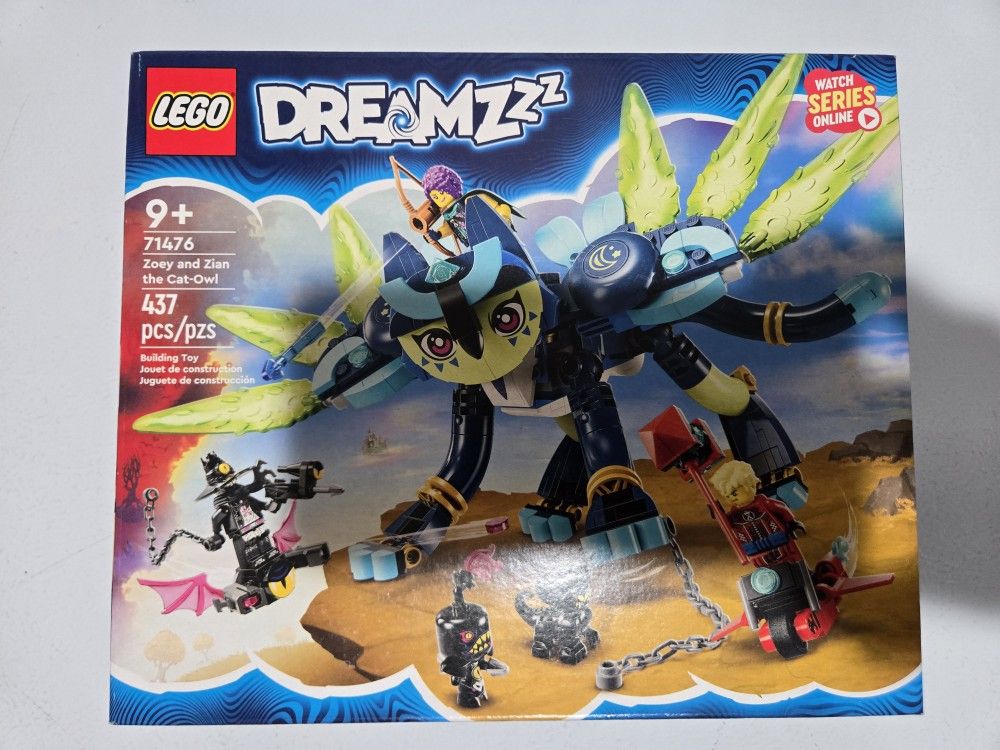 NEW LEGO DREAMZZZ ZOEY AND ZIAN THE CAT-OWL 71476