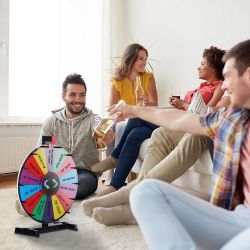 WinSpin Prize Wheel Tabletop Dry Erase Spinning Wheel 18"