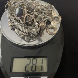 281 Gram Silver Jewelry. 