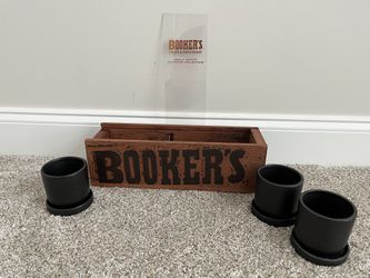 Booker’s  Bourbon Whiskey Box With Pots