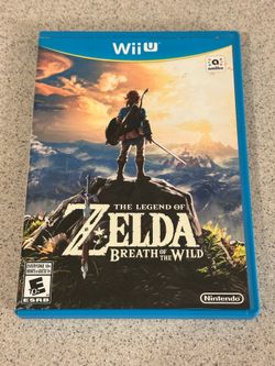 Legend of Zelda Breath of the Wild Nintendo Wii U Game