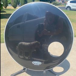 Evan’s 22” Front Kick Drum Head. 