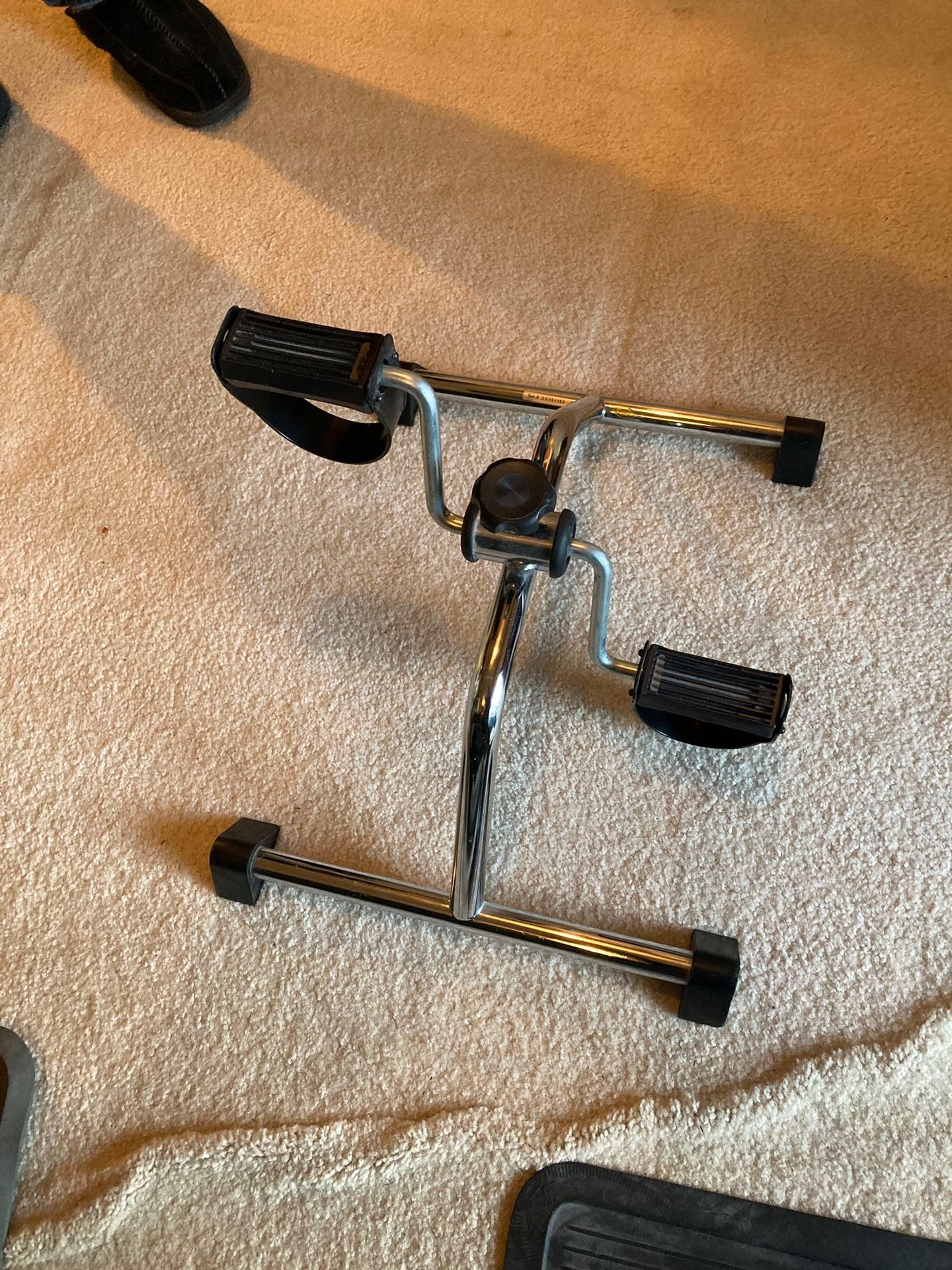 Portable Exercise Pedals Adjustable Tension Knob