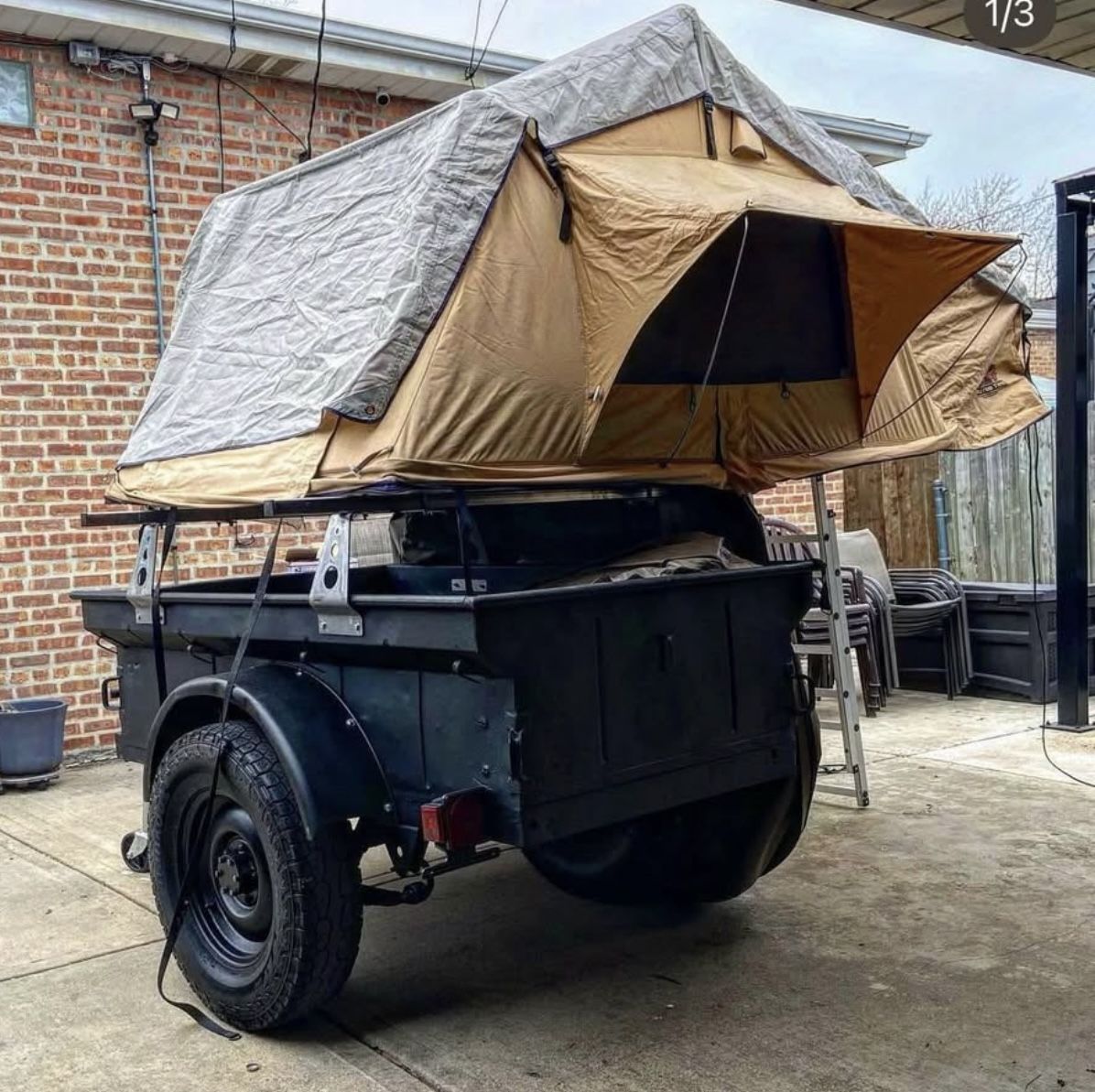 M100 Military Tent Trailer