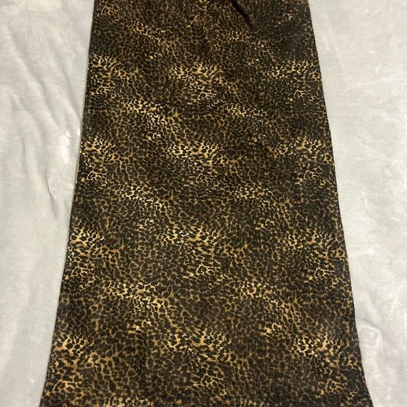 Michael Kors Leopard Print Maxi Scarf