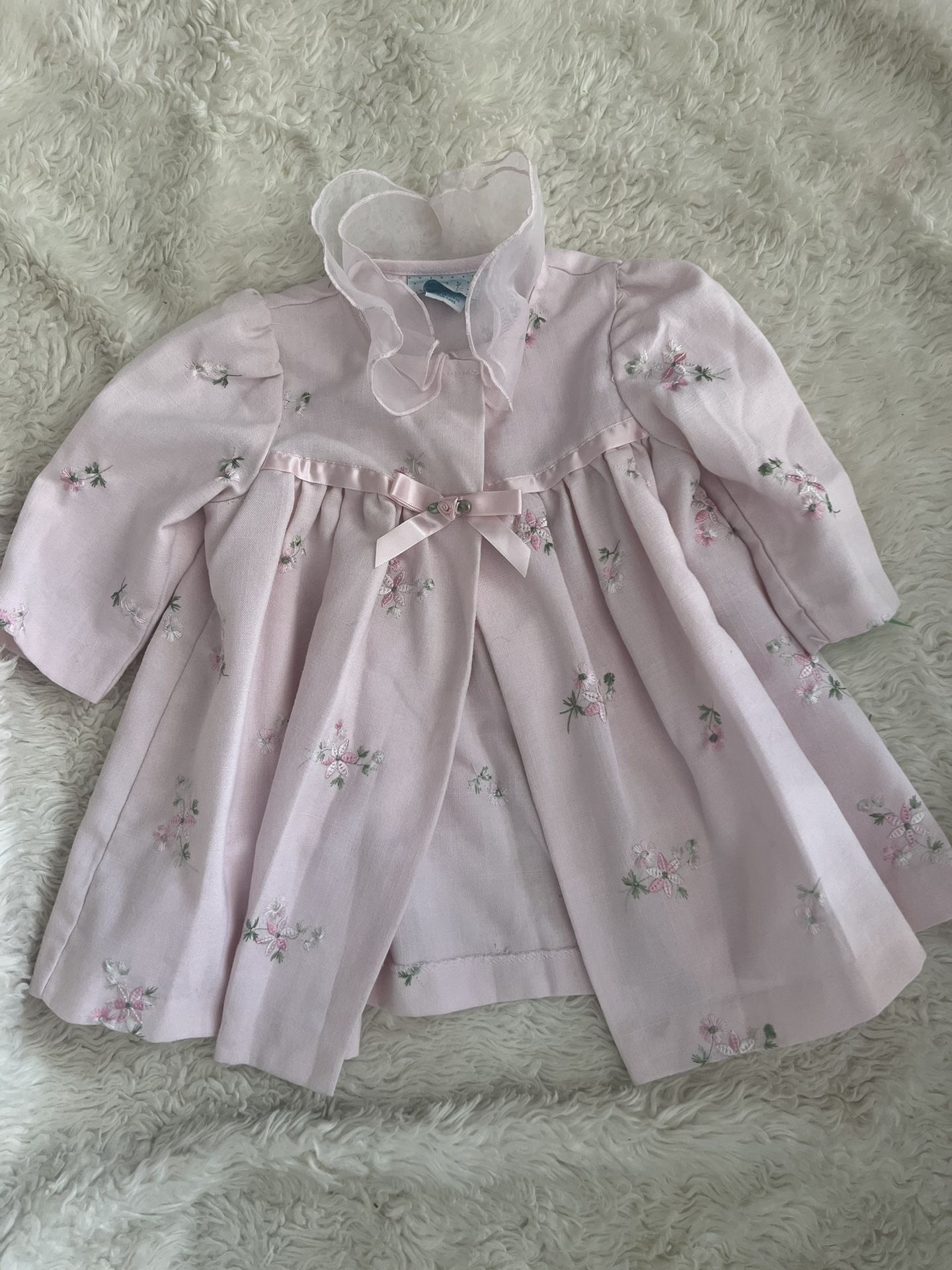 Vintage Easter Baby Girl Jacket/shawl 