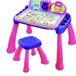Vtech Touch And Learn Activity Desk Deluxe Pink