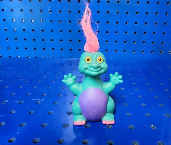 Vintage Dinosaur Troll Figure