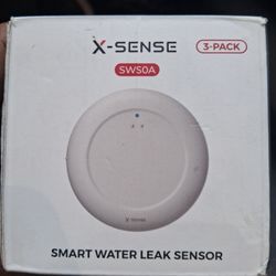  X-Sense SWS0A 3-pack smart water leak sensor system. 