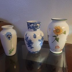 3 Tiffany & Co  Vases