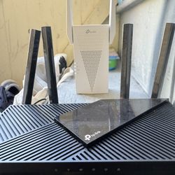 TP Link Router and Range Extender 
