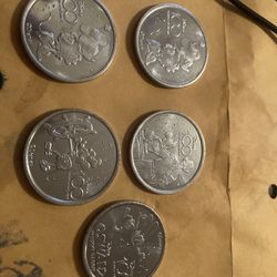 Disney 100 Anniversary Medallion Coins