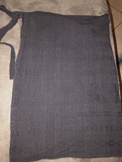 XL Guatemalan Black skirt