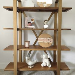 4TIER WOODEN SHELVING - WORTH $400