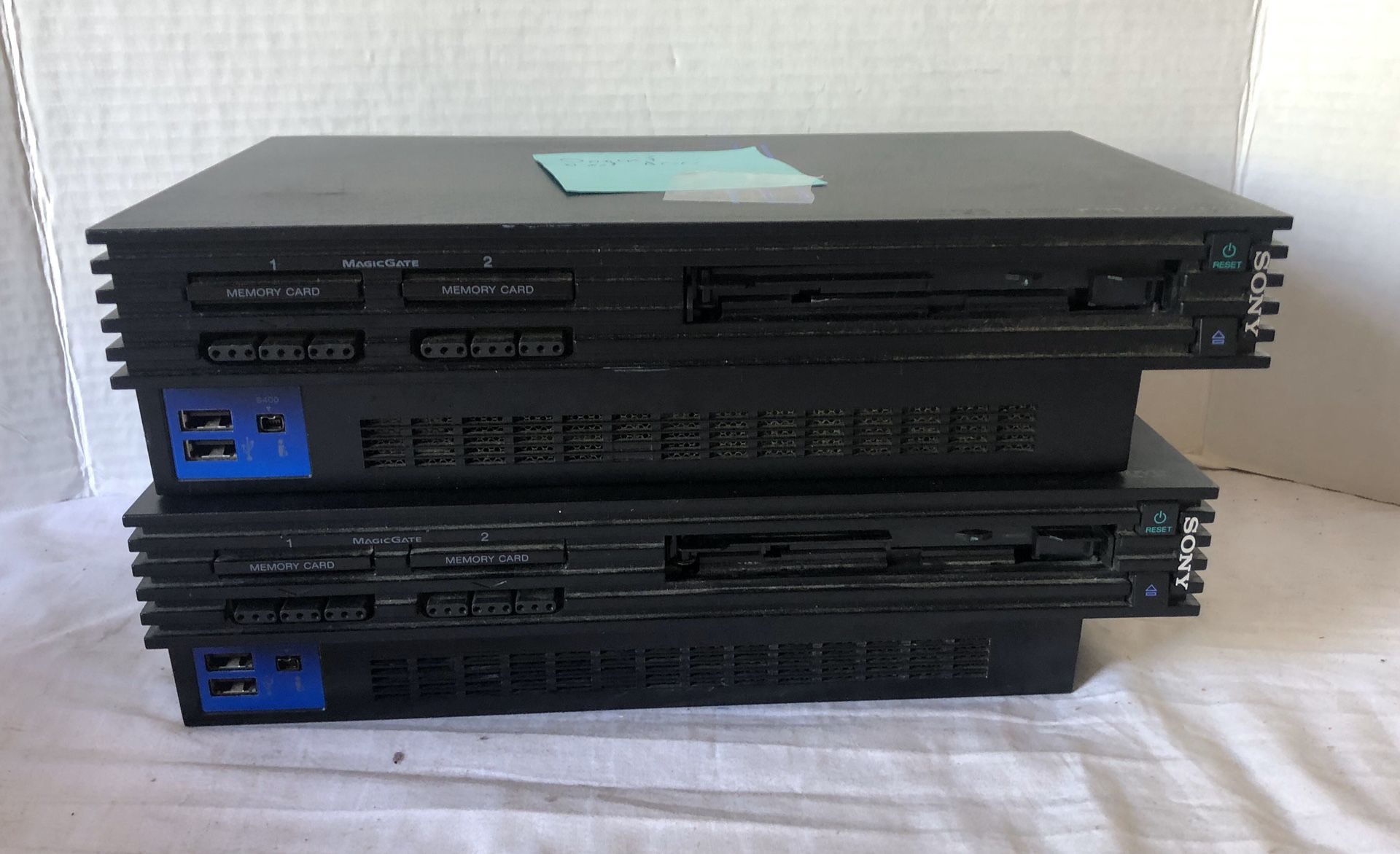 Playstation 2, PS2, for repairs or parts. Not functioning properly.