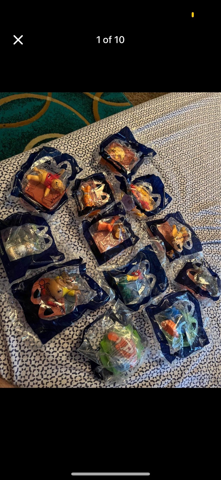 12 Of 50 Disney 50th Anniversary Meal Toys