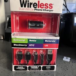 Wireless Dual Car Phone Chargers