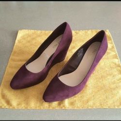 Nine West Wedges 9 Maroon