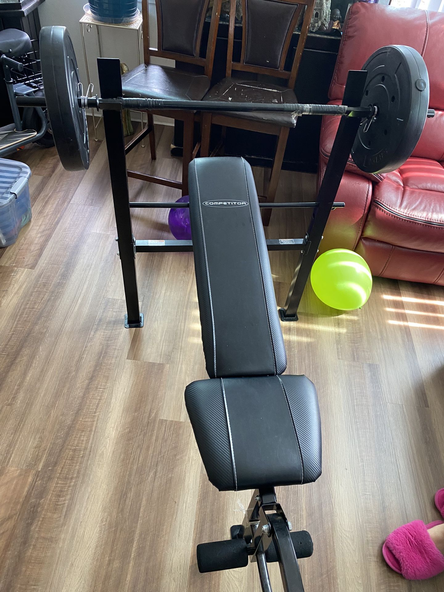 Competitor workout bench