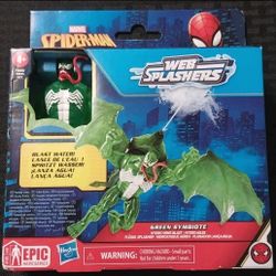 Marvel Venom Action Figure Marvel Green Symbiote NEW Web Splashers Hasbro
